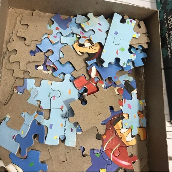 D Children’s Jigsaw Puzzles 100 piece Mickey Minnie horses cat duck - Picture 3 of 11